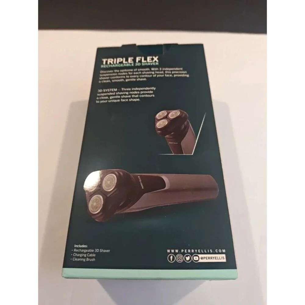 Perry Ellis Triple Flex Rechargeable 3D Shaver